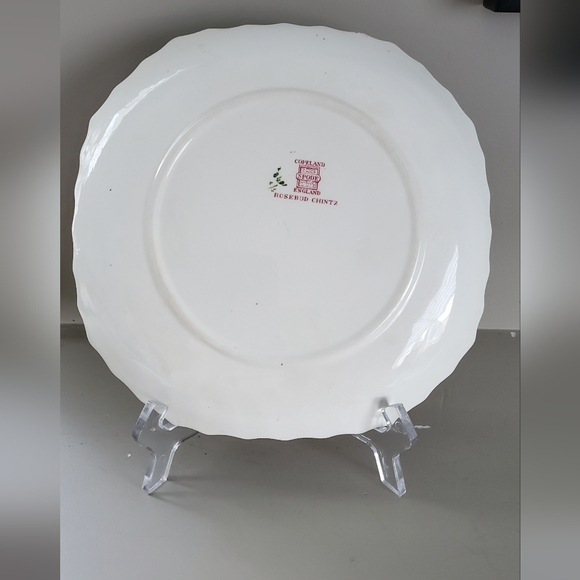 Copeland Spode Rosebud Chintz  Replacement Square Salad / Luncheon Plate - Picture 7 of 7